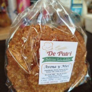 Galletas de avena y miel De Patri 100gs