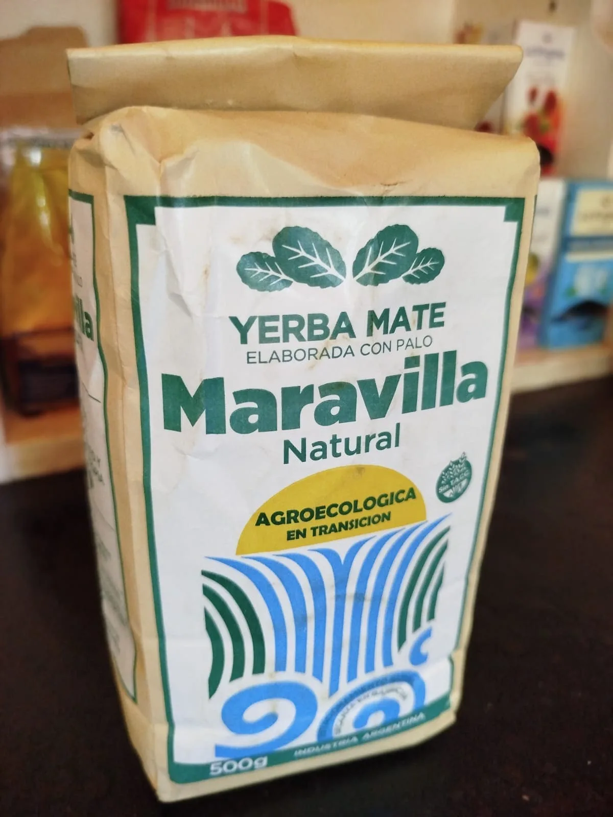 Yerba agroecológica Maravilla 500gs