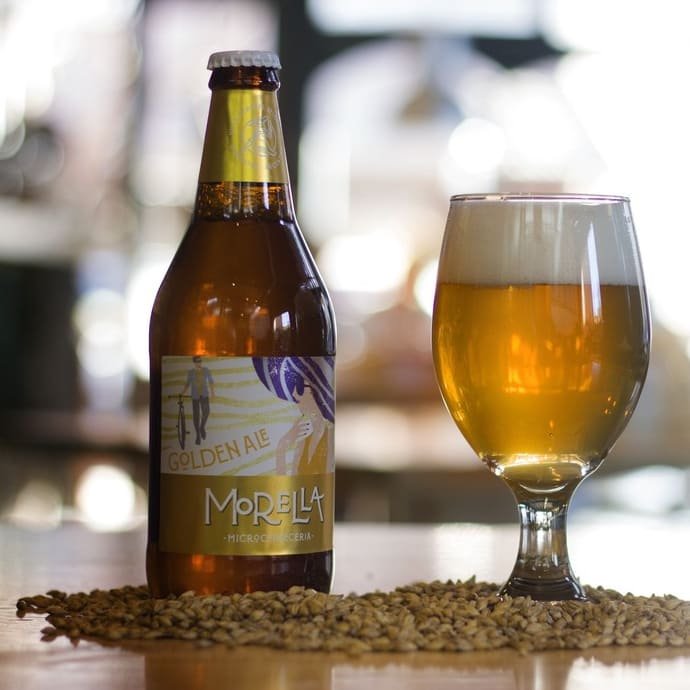 Cerveza artesanal Golden Morella 500cc