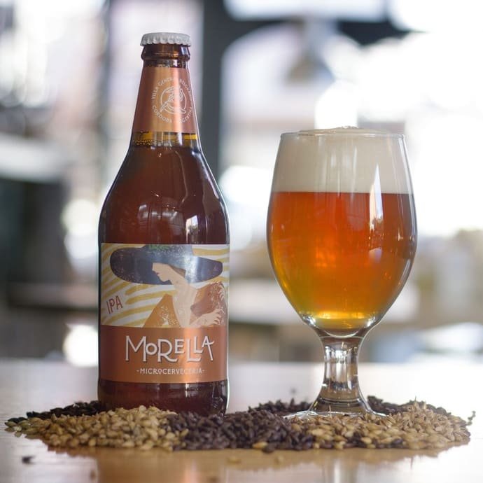 Cerveza artesanal IPA Morella 500 CC