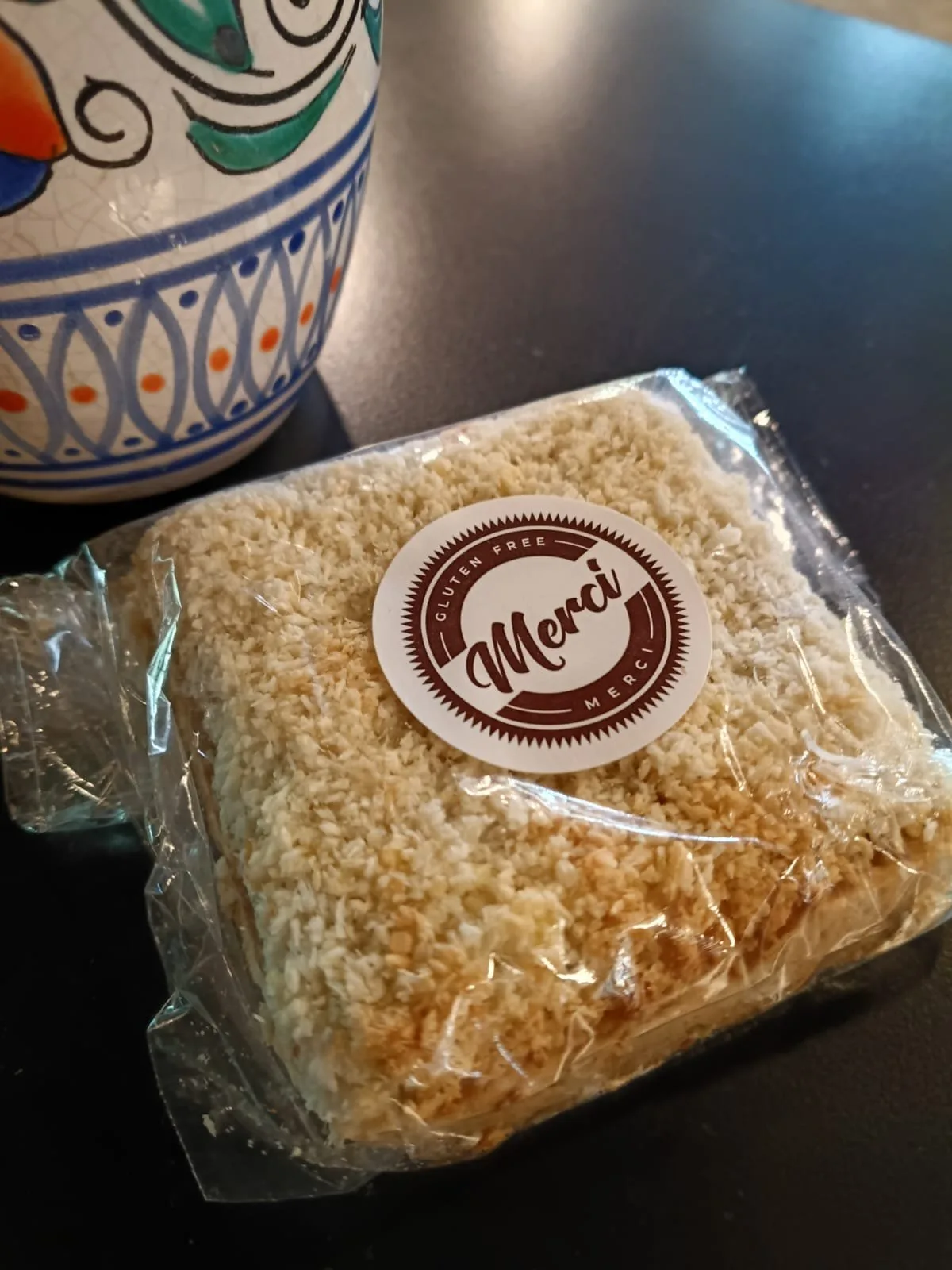 Torta de Dulce de Leche y Coco Merci sin TACC